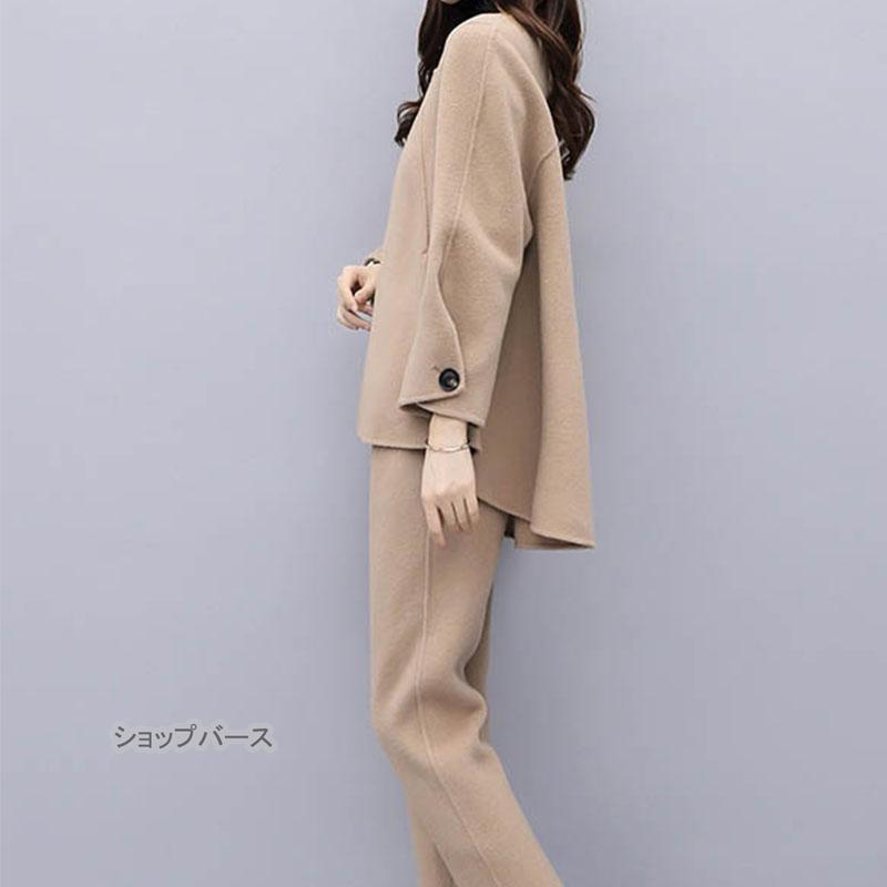 卒業式 服 母 セットアップ レディース 2点セット パンツスーツ フォーマル ゆったり 体型カバー 二次会 セレモニー 大きいサイズ 着痩せ 通勤 30代40代50代 |  | 10