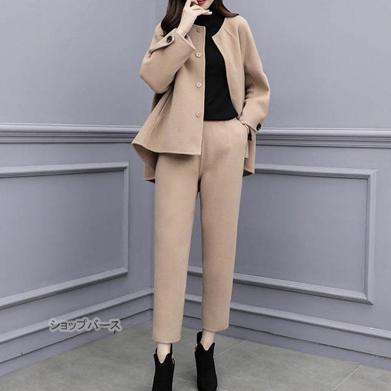 卒業式 服 母 セットアップ レディース 2点セット パンツスーツ フォーマル ゆったり 体型カバー 二次会 セレモニー 大きいサイズ 着痩せ 通勤 30代40代50代 |  | 13