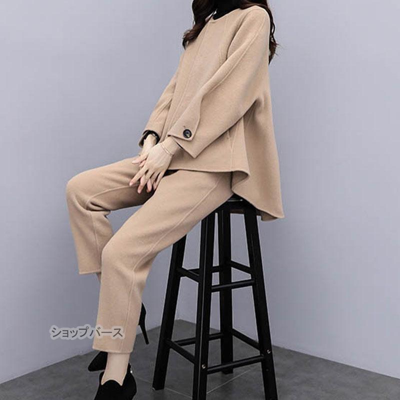 卒業式 服 母 セットアップ レディース 2点セット パンツスーツ フォーマル ゆったり 体型カバー 二次会 セレモニー 大きいサイズ 着痩せ 通勤 30代40代50代 |  | 14