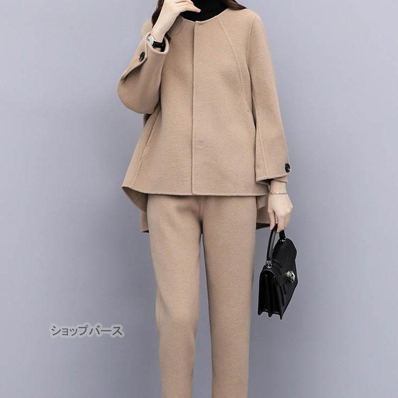 卒業式 服 母 セットアップ レディース 2点セット パンツスーツ フォーマル ゆったり 体型カバー 二次会 セレモニー 大きいサイズ 着痩せ 通勤 30代40代50代 |  | 15