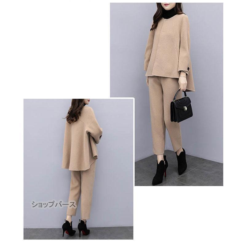 卒業式 服 母 セットアップ レディース 2点セット パンツスーツ フォーマル ゆったり 体型カバー 二次会 セレモニー 大きいサイズ 着痩せ 通勤 30代40代50代 |  | 16