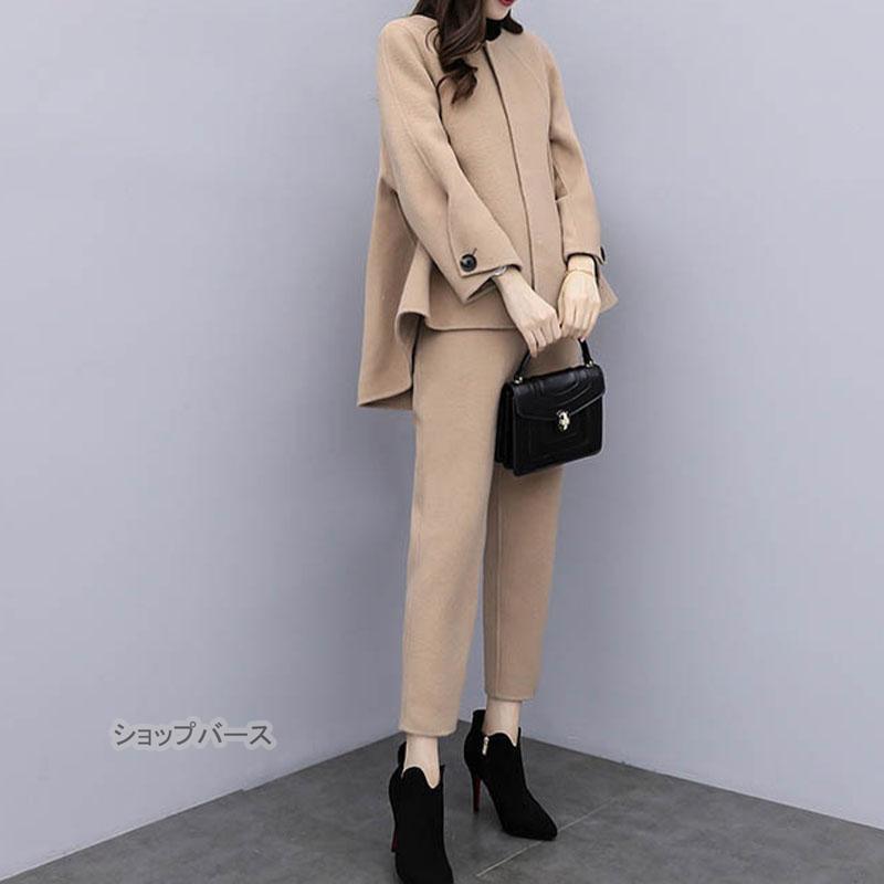 卒業式 服 母 セットアップ レディース 2点セット パンツスーツ フォーマル ゆったり 体型カバー 二次会 セレモニー 大きいサイズ 着痩せ 通勤 30代40代50代 |  | 09