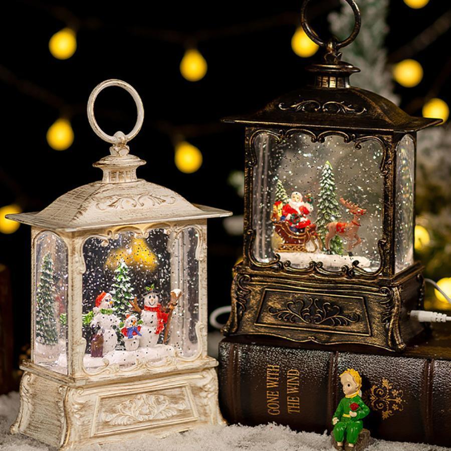 スノーイングハウスライト サンタクロース　スノードーム オルゴール 置物 プレゼント おもちゃ クリスマスプレゼント 誕生日　ギフト　 | 