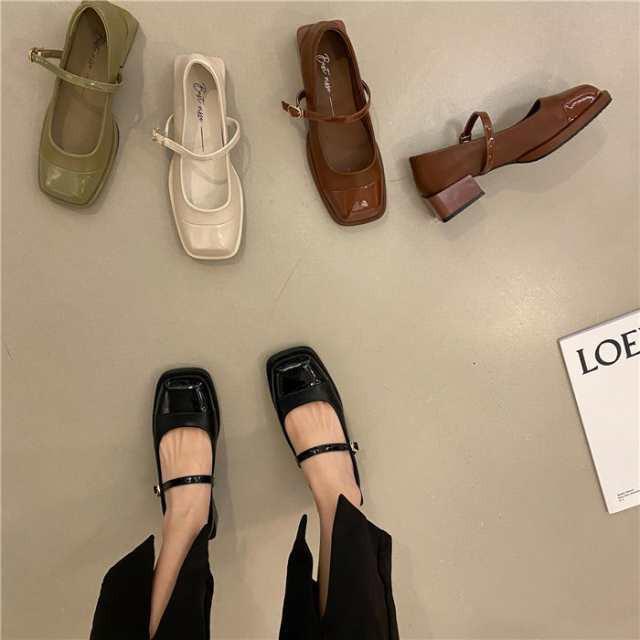 パンプス リゲッタ 春 靴 ストラップ レディース 歩きやすいウェッジヒール ヒール パンプス 美脚 スクエア ぺたんこ シューズ コンフォ |  | 02