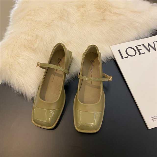 パンプス リゲッタ 春 靴 ストラップ レディース 歩きやすいウェッジヒール ヒール パンプス 美脚 スクエア ぺたんこ シューズ コンフォ |  | 07