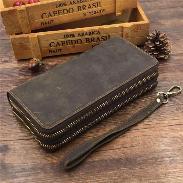 セカンドバッグ 財布 長財布 メンズ Wラウンドファスナー 大容量 多機能 さいふ レザー 牛革 本革 ビジネス おしゃれ シンプル スマホ入れ |  | 12