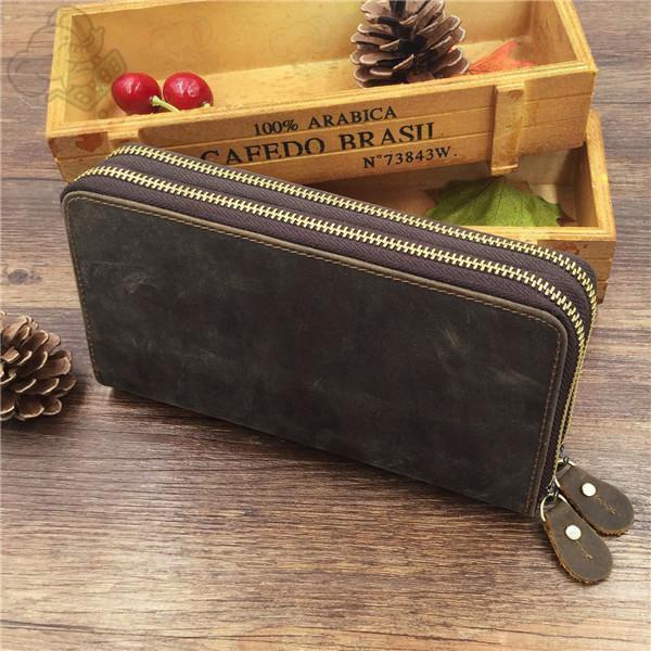 セカンドバッグ 財布 長財布 メンズ Wラウンドファスナー 大容量 多機能 さいふ レザー 牛革 本革 ビジネス おしゃれ シンプル スマホ入れ |  | 15