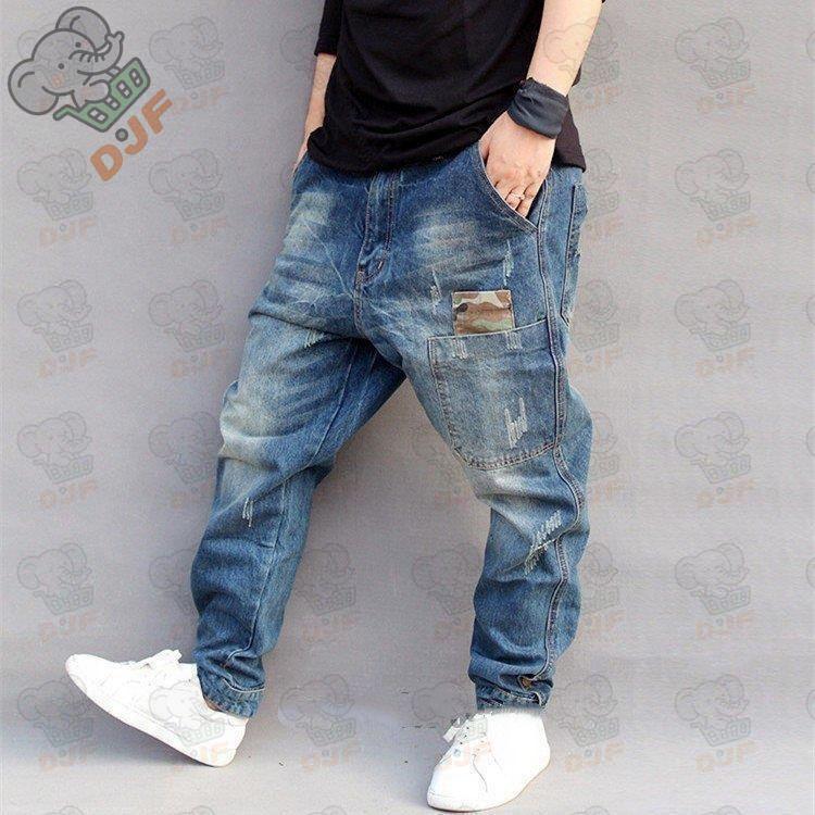 デニムパンツ メンズ ジーンズ ロング丈 ゆったり サルエルパンツ 大きいサイズ ヒップホップ B系 ファッション カジュアル ウォッシュ 新作 |  | 02