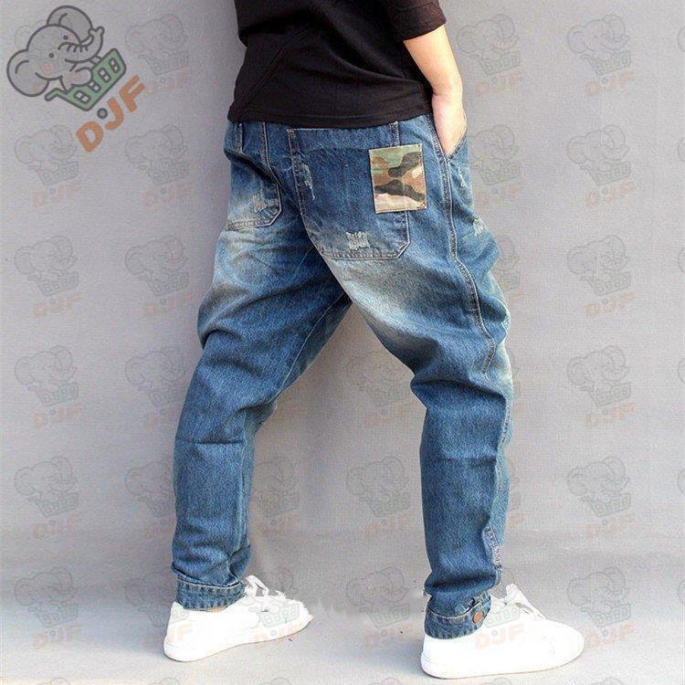 デニムパンツ メンズ ジーンズ ロング丈 ゆったり サルエルパンツ 大きいサイズ ヒップホップ B系 ファッション カジュアル ウォッシュ 新作 |  | 04