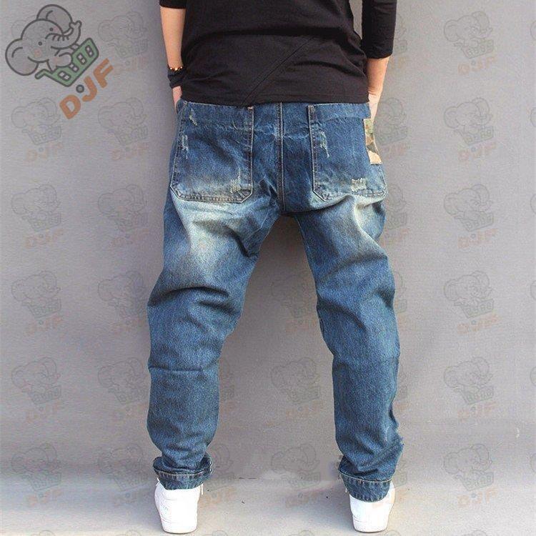 デニムパンツ メンズ ジーンズ ロング丈 ゆったり サルエルパンツ 大きいサイズ ヒップホップ B系 ファッション カジュアル ウォッシュ 新作 |  | 05