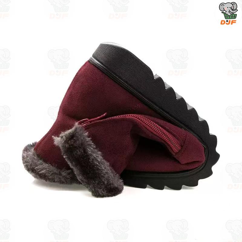 スノーブーツ ショート ミニ ショートブーツ レディース ボア スエード 黒 中高年の綿靴 裏起毛 防水 防滑 撥水 防寒 雪 靴 滑らない スノーシューズ きやすい |  | 10