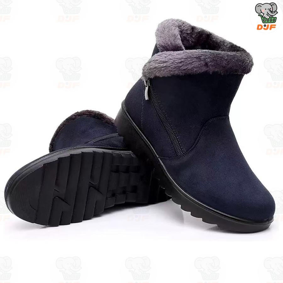 スノーブーツ ショート ミニ ショートブーツ レディース ボア スエード 黒 中高年の綿靴 裏起毛 防水 防滑 撥水 防寒 雪 靴 滑らない スノーシューズ きやすい |  | 09