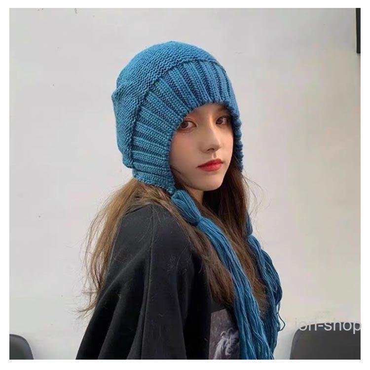 あったかフード帽 レディース ニット帽 フード バブーシュカ 帽子 耳あて付き 秋冬 ニット ニット帽 耳あて 防寒 お洒 |  | 10