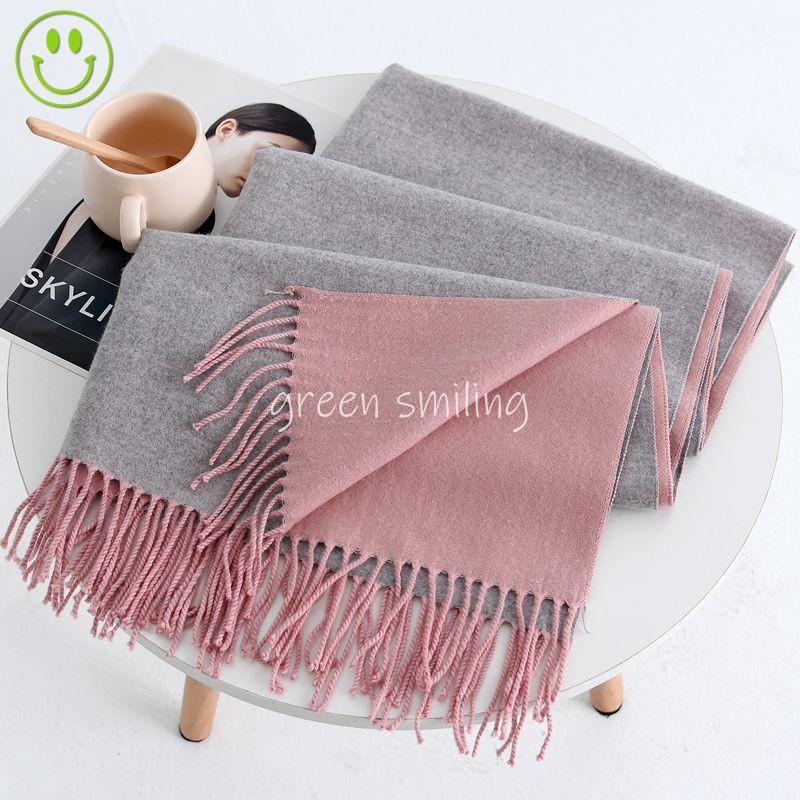 ストール ショール 大判 秋冬 冬 厚手 防寒 リバーシブル 無地 レディース 結婚式 お呼ばれ マフラー 20代30代40代50代 |  | 02