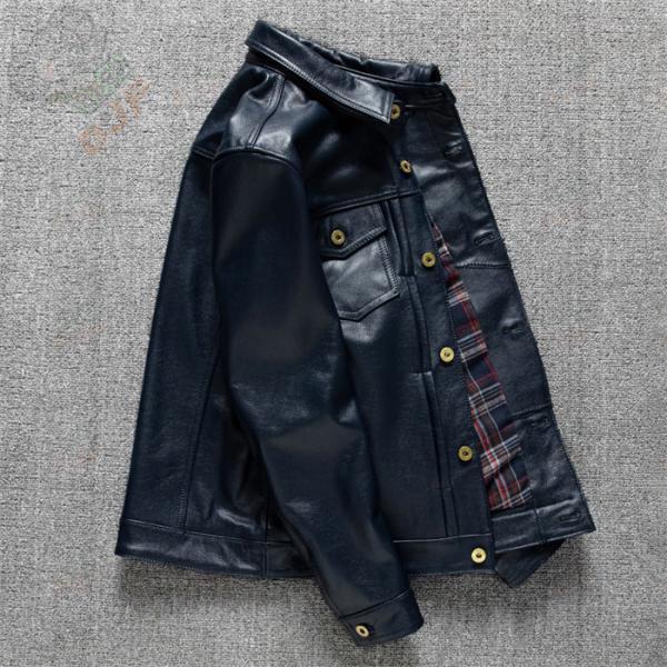 レザージャケット メンズジャケット 本革 ライダース ジャケット 牛革