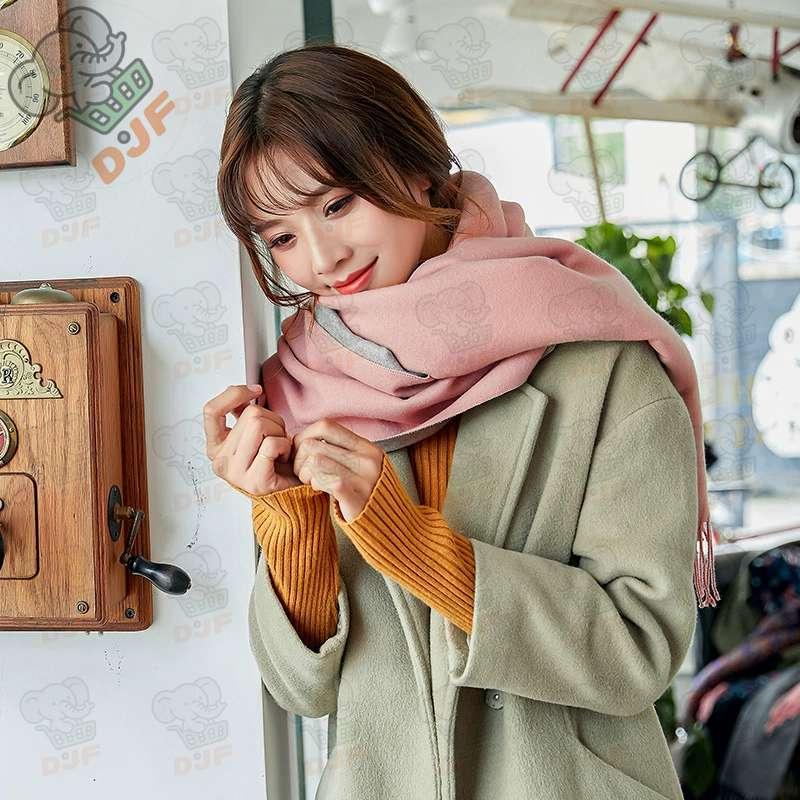 ストール ショール 大判 秋冬 冬 厚手 防寒 リバーシブル 無地 レディース 結婚式 お呼ばれ マフラー 20代30代40代50代 |  | 12