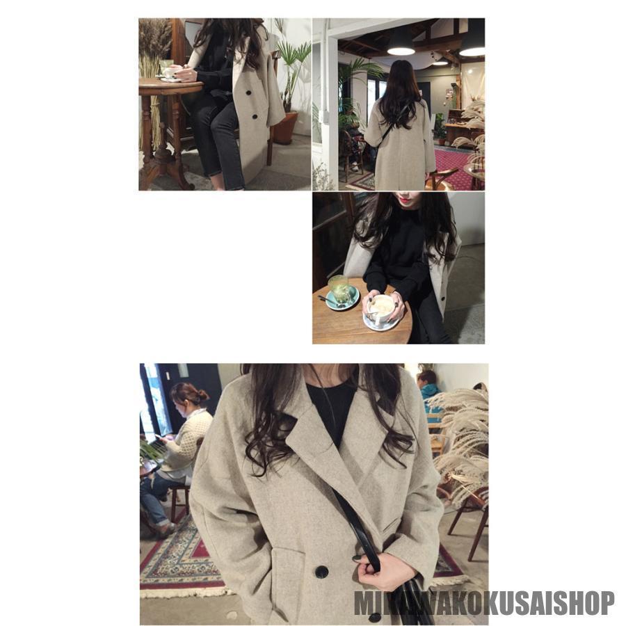 チェスターコート レディース ジャケット 秋冬 コート アウター コーデ 今季大流行 防寒対策 羽織り ひざ丈 ビジネス ポケット付き 保温 |  | 08