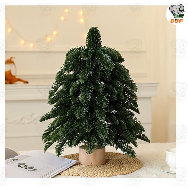 ミニクリスマスツリー 雪景色 & グリーン 2 種 木製ベース 卓上装飾 クリスマス雰囲気演出 プレゼントに最適 木製ポット |  | 03