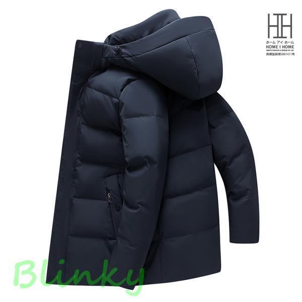 ダウンジャケット メンズ 白 おしゃれ ロング 防寒着 メンズ ダウン アウター メンズ コート メンズ アウター 冬 フード |  | 01