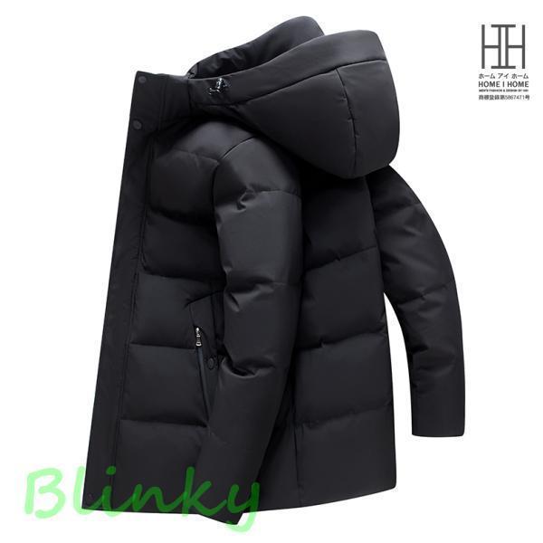 ダウンジャケット メンズ 白 おしゃれ ロング 防寒着 メンズ ダウン アウター メンズ コート メンズ アウター 冬 フード |  | 03