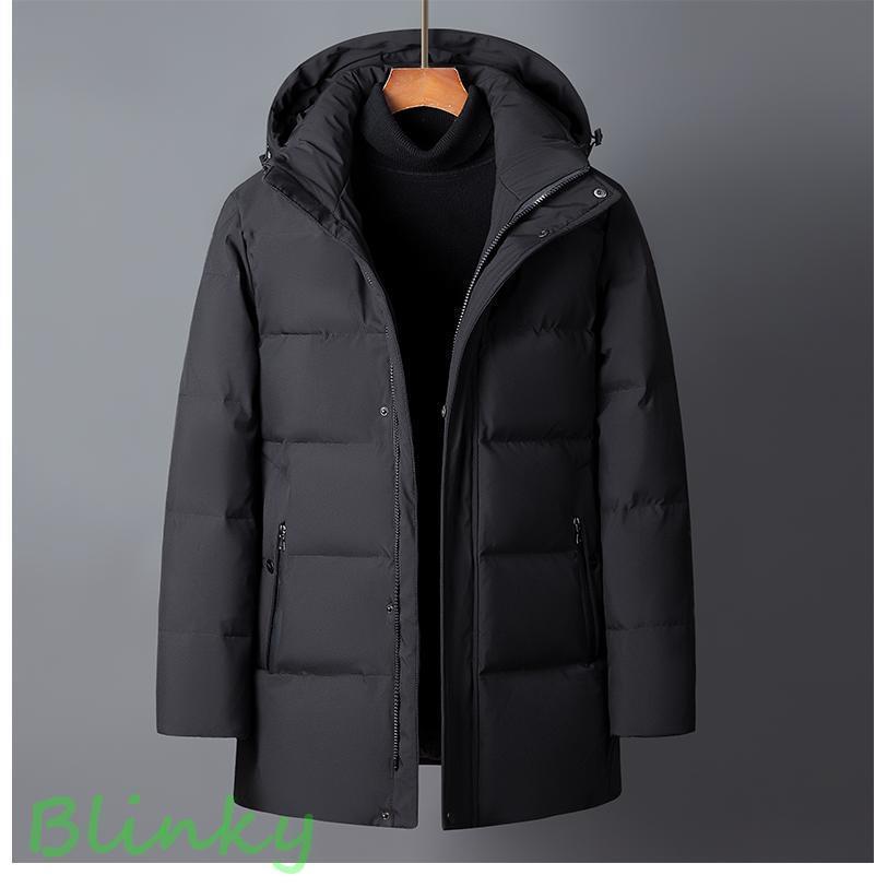 ダウンジャケット メンズ 白 おしゃれ ロング 防寒着 メンズ ダウン アウター メンズ コート メンズ アウター 冬 フード |  | 05