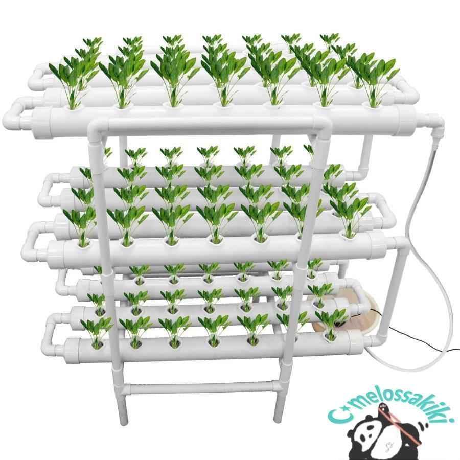 水耕栽培キット 水耕栽培 植物 野菜用具 植物育成 家庭菜園 室内 ベランダ 水耕栽培セット (108穴) | 