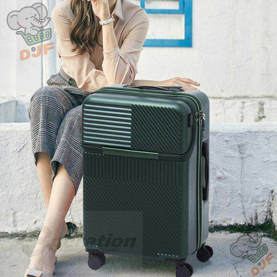 スーツケースsサイズキャリーケースmサイズフロントオープン機内持ち込みキャリーバッグ2泊3日軽量キャリー3泊4日拡張 40lおしゃれ ハード 静音かわいい |  | 07