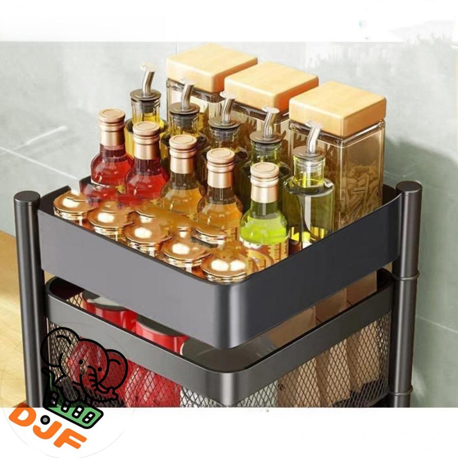 キッチンワゴン キャスター キャスター付き 収納 ラック 回転式 引き出し キッチン カウンター 隙間 調味料 キャスター 作業台 キッチン ワゴン |  | 04