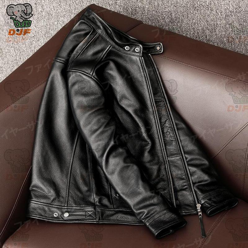 ライダース ジャケット 牛革 メンズ 本革 スジャケット トラッカージャケット バイカージャケット ピーコート 皮ジャケット ショットコート コート 立て襟 秋冬 |  | 11