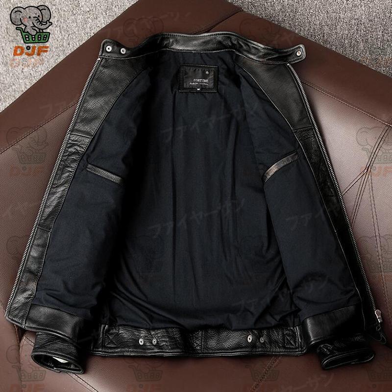 ライダース ジャケット 牛革 メンズ 本革 スジャケット トラッカージャケット バイカージャケット ピーコート 皮ジャケット ショットコート コート 立て襟 秋冬 |  | 13