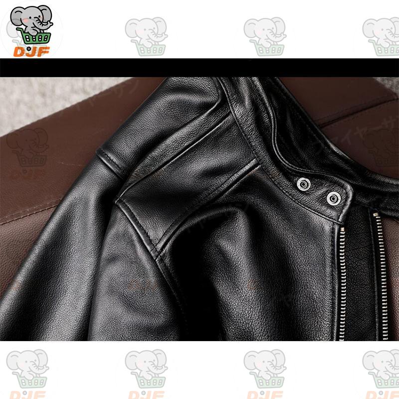 ライダース ジャケット 牛革 メンズ 本革 スジャケット トラッカージャケット バイカージャケット ピーコート 皮ジャケット ショットコート コート 立て襟 秋冬 |  | 16