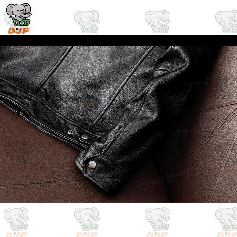 ライダース ジャケット 牛革 メンズ 本革 スジャケット トラッカージャケット バイカージャケット ピーコート 皮ジャケット ショットコート コート 立て襟 秋冬 |  | 06