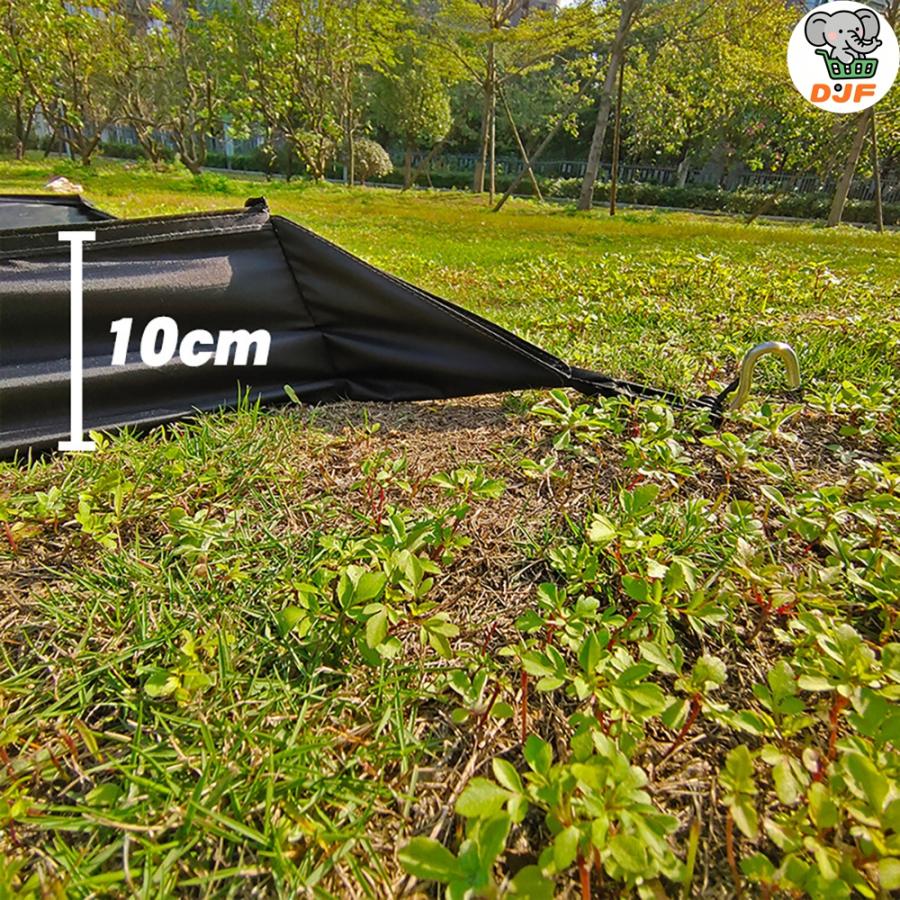 バスタブ型グランドシート テント用グランドシートバスタブフロア リビングフロアシート 耐水圧5000mm ペグ付き 収納袋付き 300×300cm |  | 01