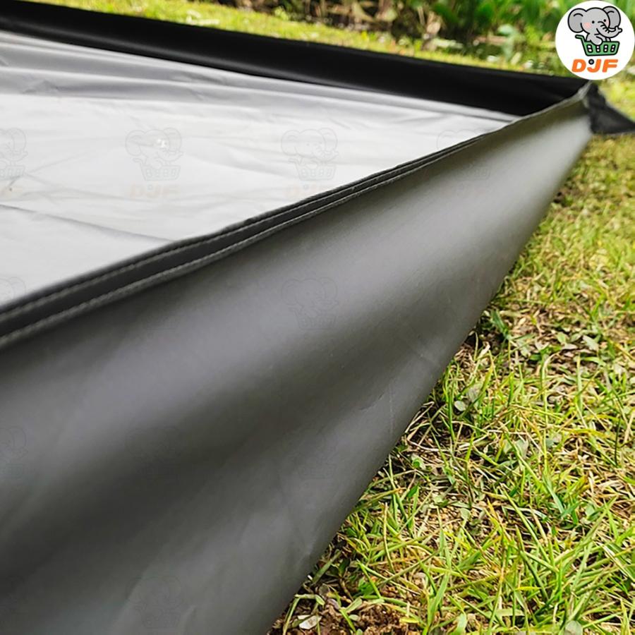 バスタブ型グランドシート テント用グランドシートバスタブフロア リビングフロアシート 耐水圧5000mm ペグ付き 収納袋付き 300×300cm |  | 02