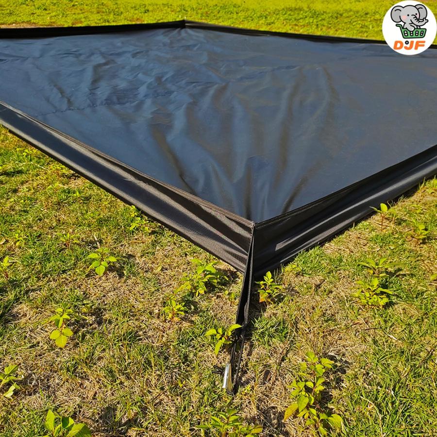 バスタブ型グランドシート テント用グランドシートバスタブフロア リビングフロアシート 耐水圧5000mm ペグ付き 収納袋付き 300×300cm |  | 08