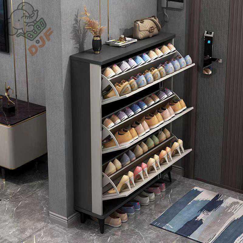 2025新品 激安★靴箱 シューズボックス 下駄箱 スリム 超薄型 シューズラック 3段 くつ箱 靴入れ 収納ラック 靴収納 |  | 05