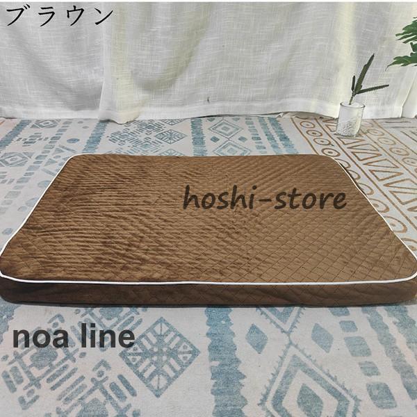 犬ベッド/猫ベッド/ペットクッション/動物用マットレス お手入れ簡単 着脱式カバー 小中大型犬適用 多頭飼い 省スベース 低反発 室内 |  | 03