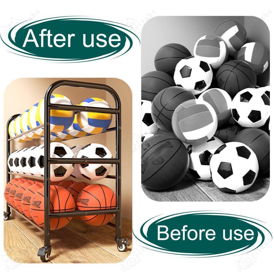 エクササイズボール収納スタンドアップボールラック バスケットボール