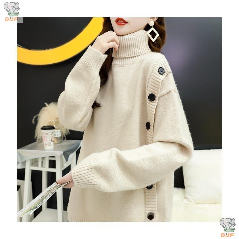 【人気商品】ニットセーター 長袖 カットソー ロングセーター ス プルオーバー レディース ソフト ハイネック カジュアル きれいめ 着痩せ 新作 秋冬 30年代 |  | 20