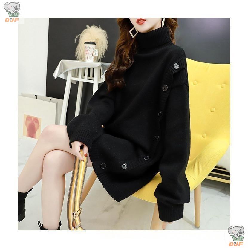 【人気商品】ニットセーター 長袖 カットソー ロングセーター ス プルオーバー レディース ソフト ハイネック カジュアル きれいめ 着痩せ 新作 秋冬 30年代 |  | 09