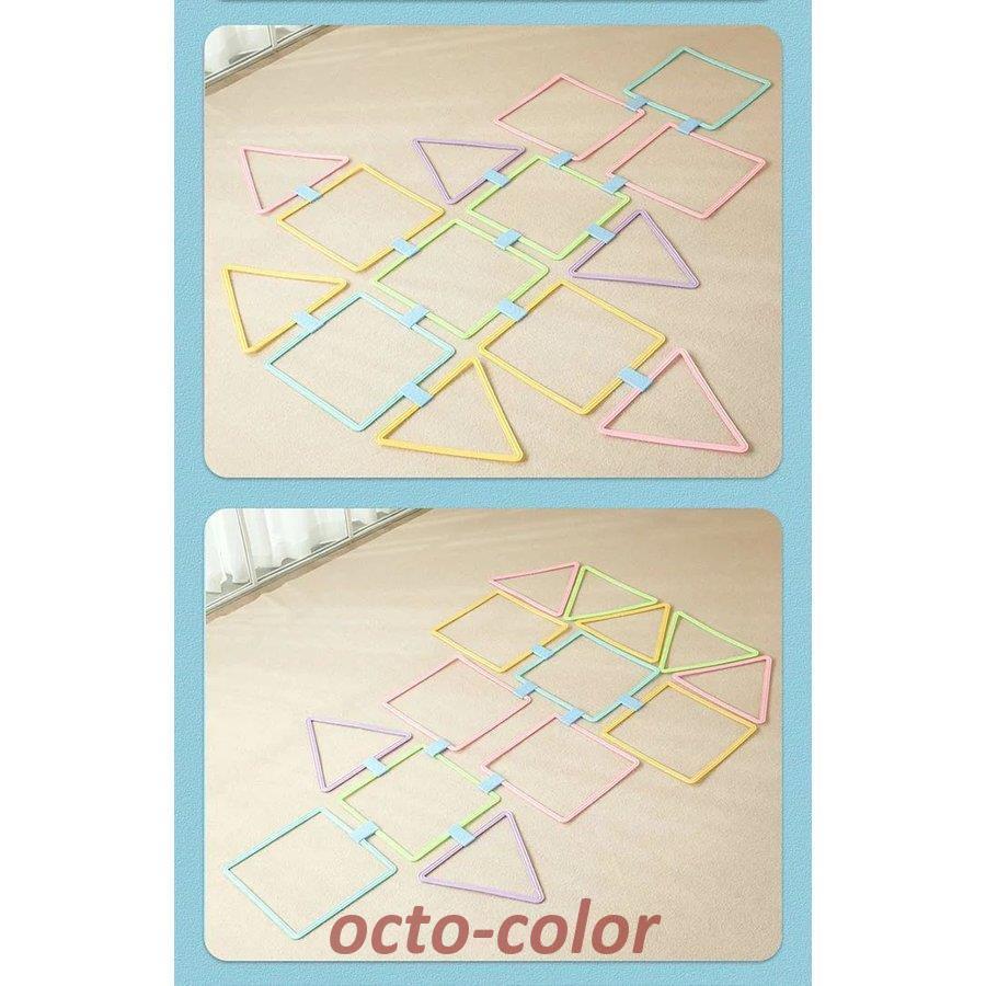 ケンケンパ リング パステル 10本セット 子供用 収納袋付き 室内遊び 外遊び 運動 おもちゃ スポーツ 玩具 フラットフープ 幼稚園 保育園 リトミック けんけんぱ |  | 11