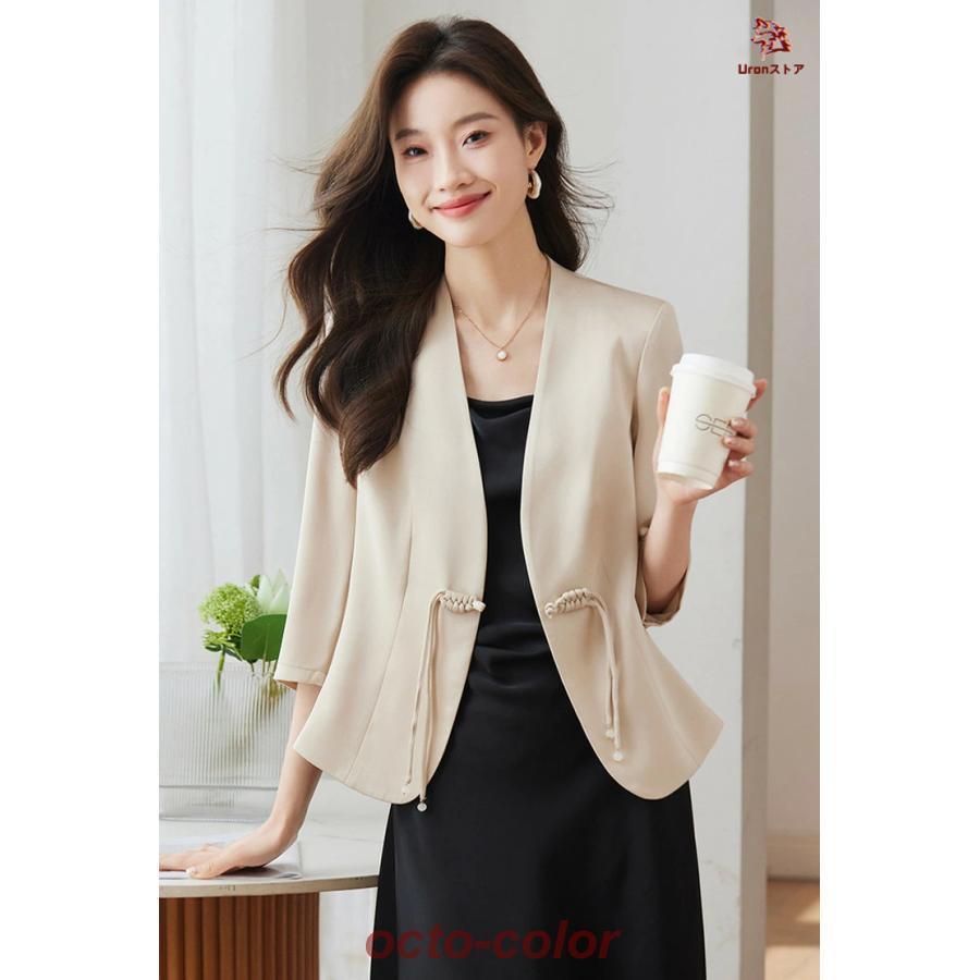 ジャケット レディース フォーマル ビジネス 夏 秋 ジャケット 大きいサイズ 面接 オフィス ママ 七五三 入学式 母の日 お宮参り ビジネス 卒園式 結婚式 入園式 |  | 04