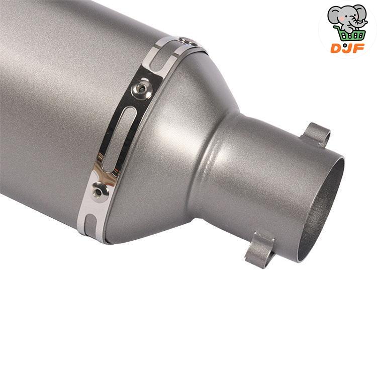 バイク用 汎用 差込口50.8mm 円形の排出口 長さ370mm 50.8mm バイクスリップオンマフラー バイクサイレンサー |  | 05