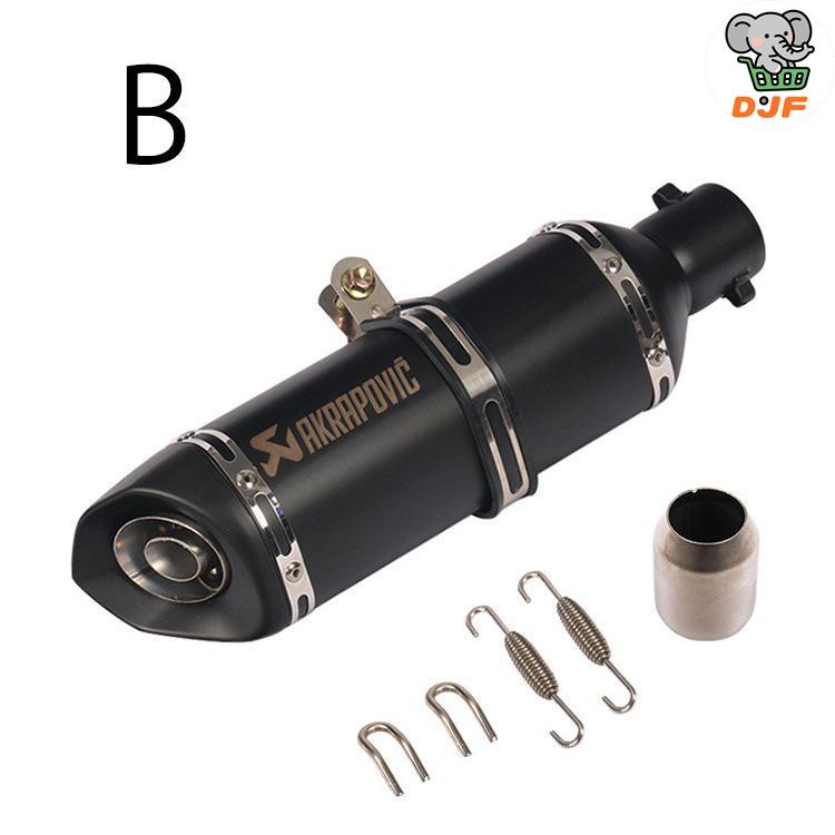 バイク用 汎用 差込口50.8mm 円形の排出口 長さ370mm 50.8mm バイクスリップオンマフラー バイクサイレンサー |  | 02