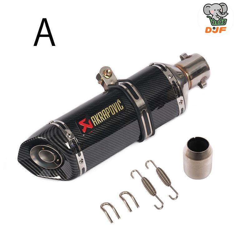 バイク用 汎用 差込口50.8mm 円形の排出口 長さ370mm 50.8mm バイクスリップオンマフラー バイクサイレンサー |  | 01