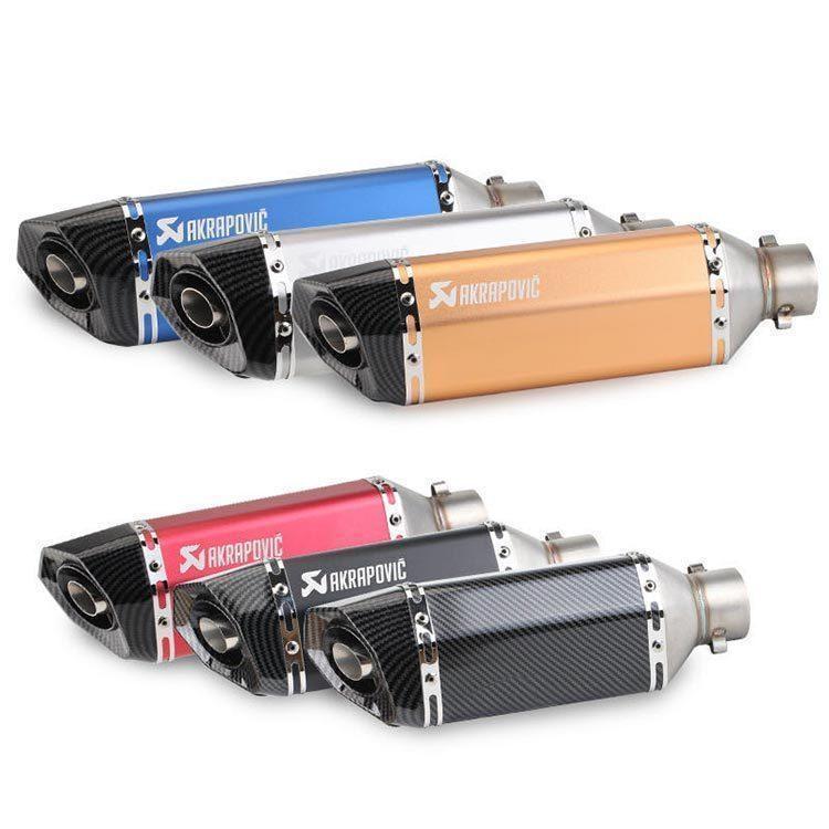 バイク用 汎用 オートバイ 長さ 30.5CM 37CM 47CM バイクサイレンサー スリップオンマフラー 50.8mm |  | 11