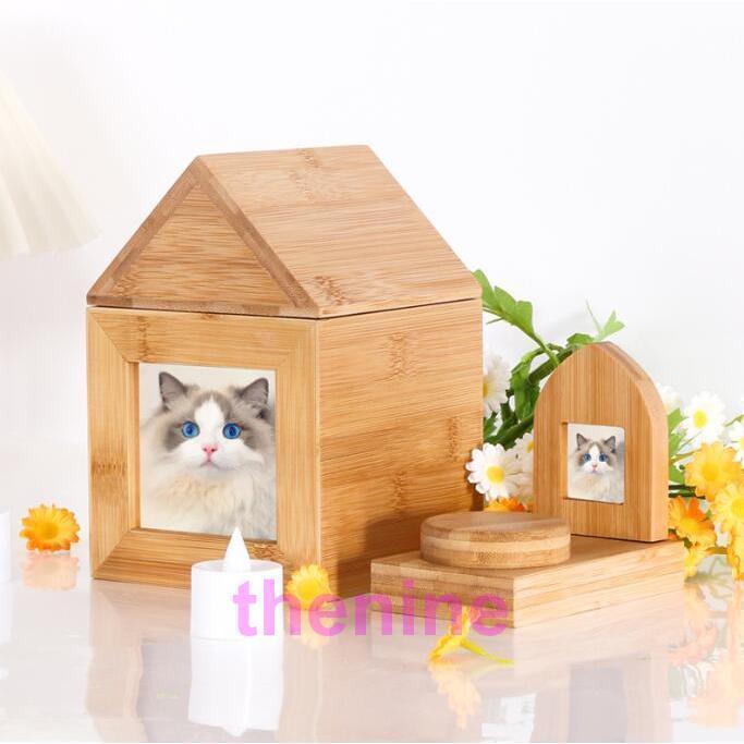 ペット仏壇 ペット仏壇セット 骨壷収納 木製 犬仏壇 猫仏壇 メモリアルボックス 犬 猫 ペット 供養 手元供養 ペット用 フォトフレーム付き 供養台 |  | 05