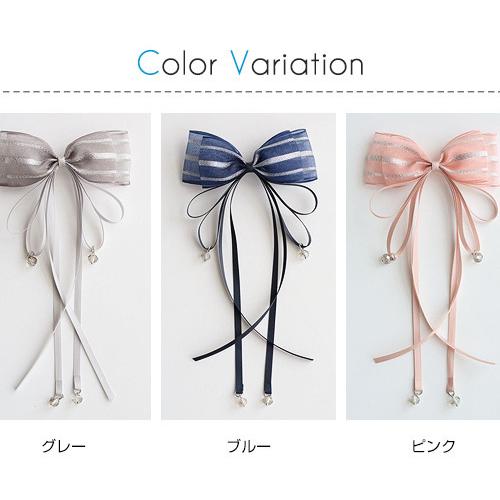 髪飾り リボンバレッタ ヘアアクセサリー レディース 髪留め 着物 和装  