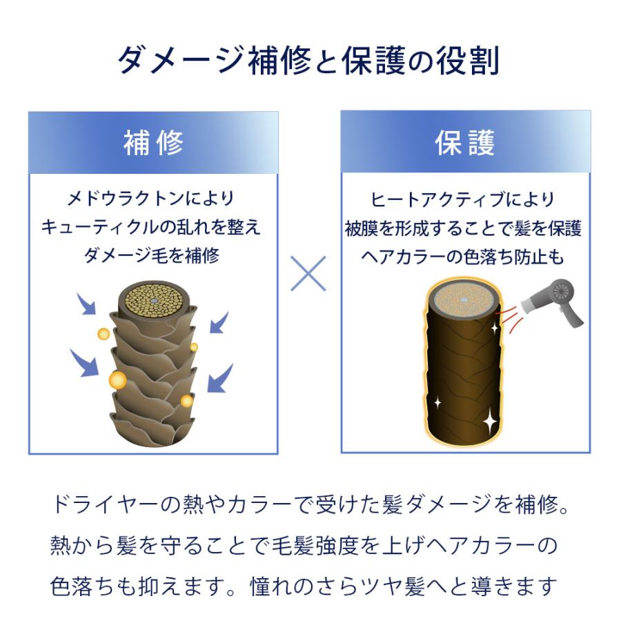 ヒートケアシャンプー＆トリートメントセット アールグレイ  フレメナ ボトル 400ml 熱  保湿 ダメージ 軽減 国内生産｜begarden｜06