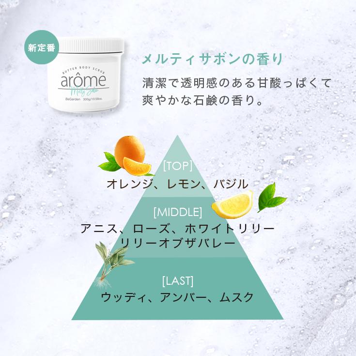 ボディスクラブ 選べる香り　300g　アンバーバニラ 金木犀  ミモザ アールグレイ 紅茶 サボン 　アローム arome | arome | 15